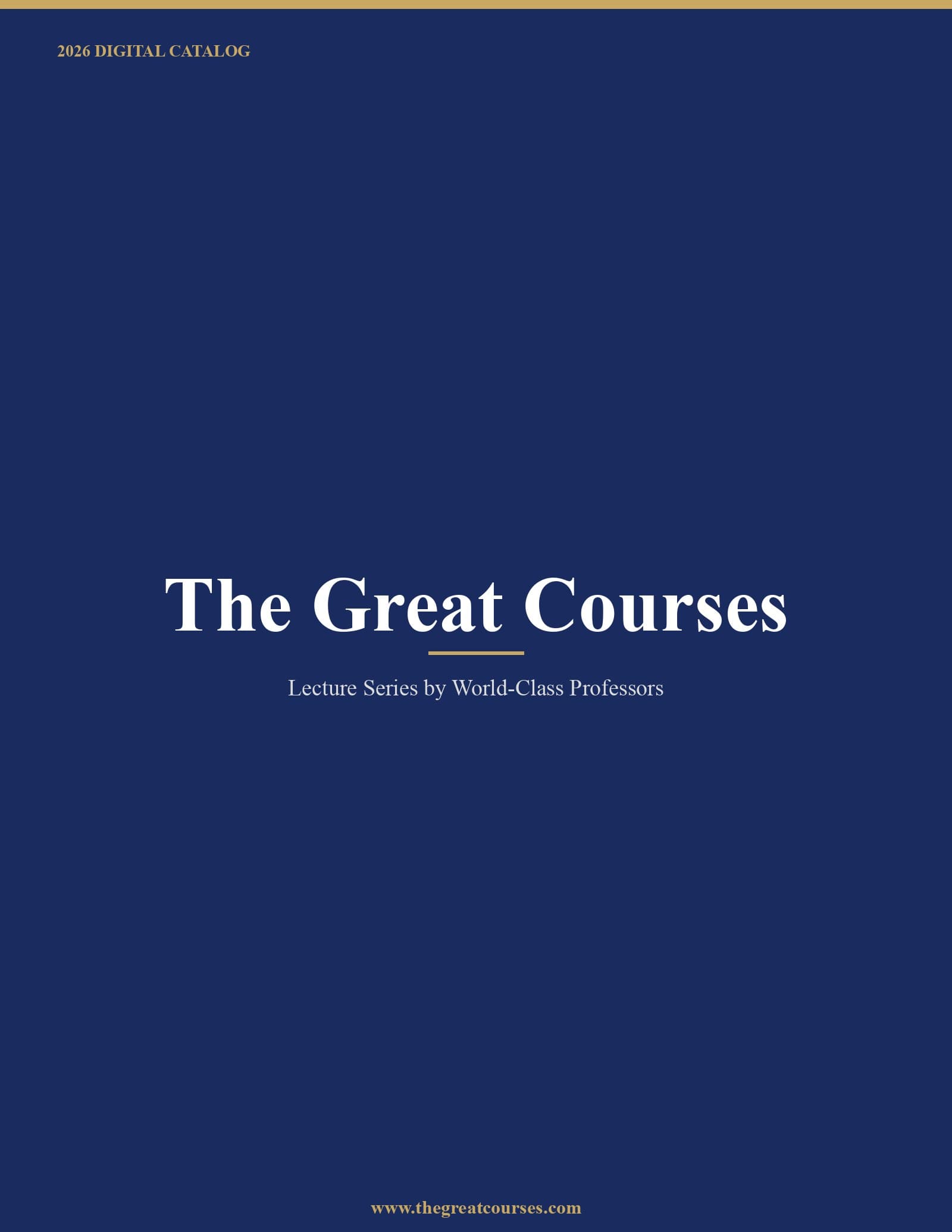 The Great Courses 2026