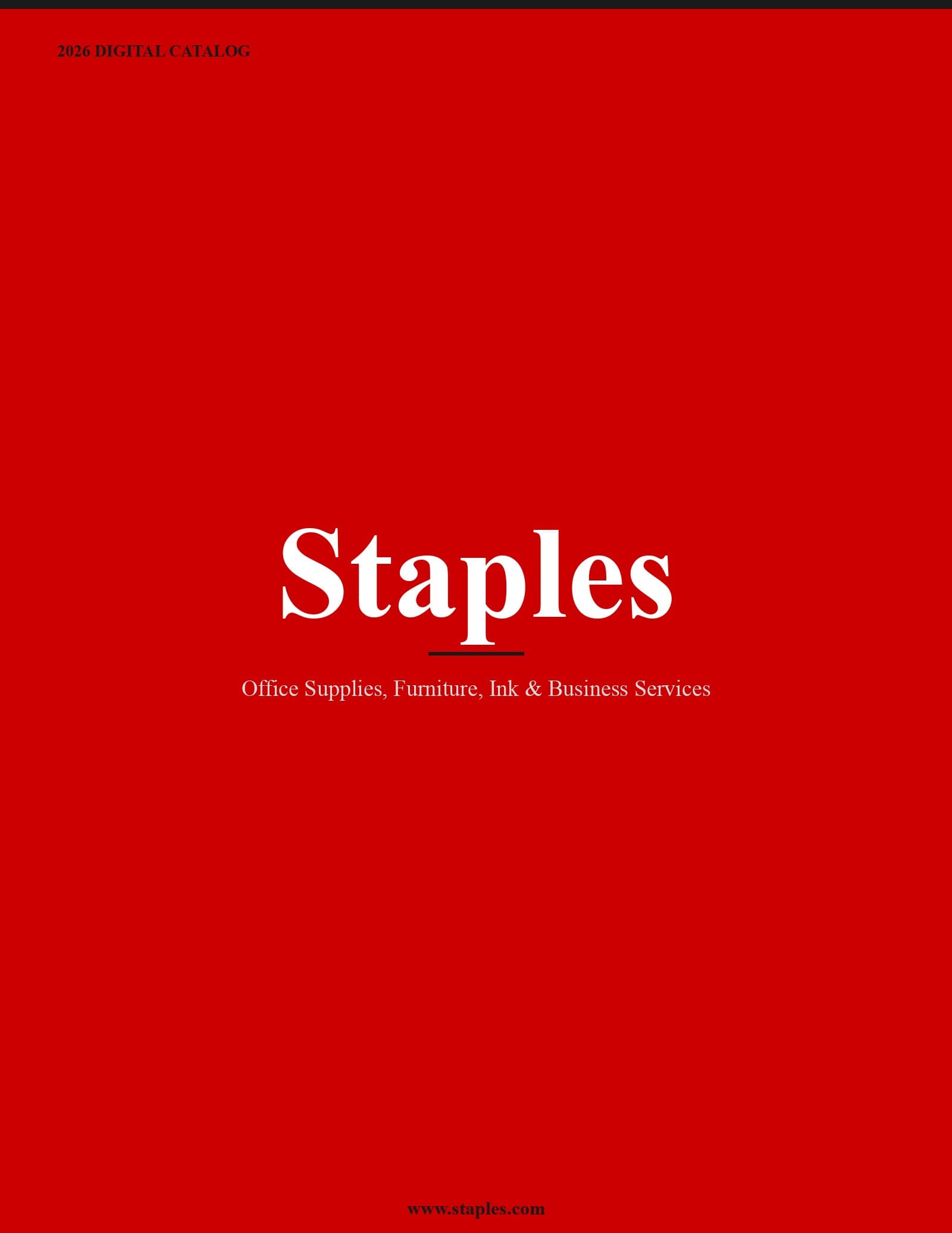 Staples 2026 Catalog