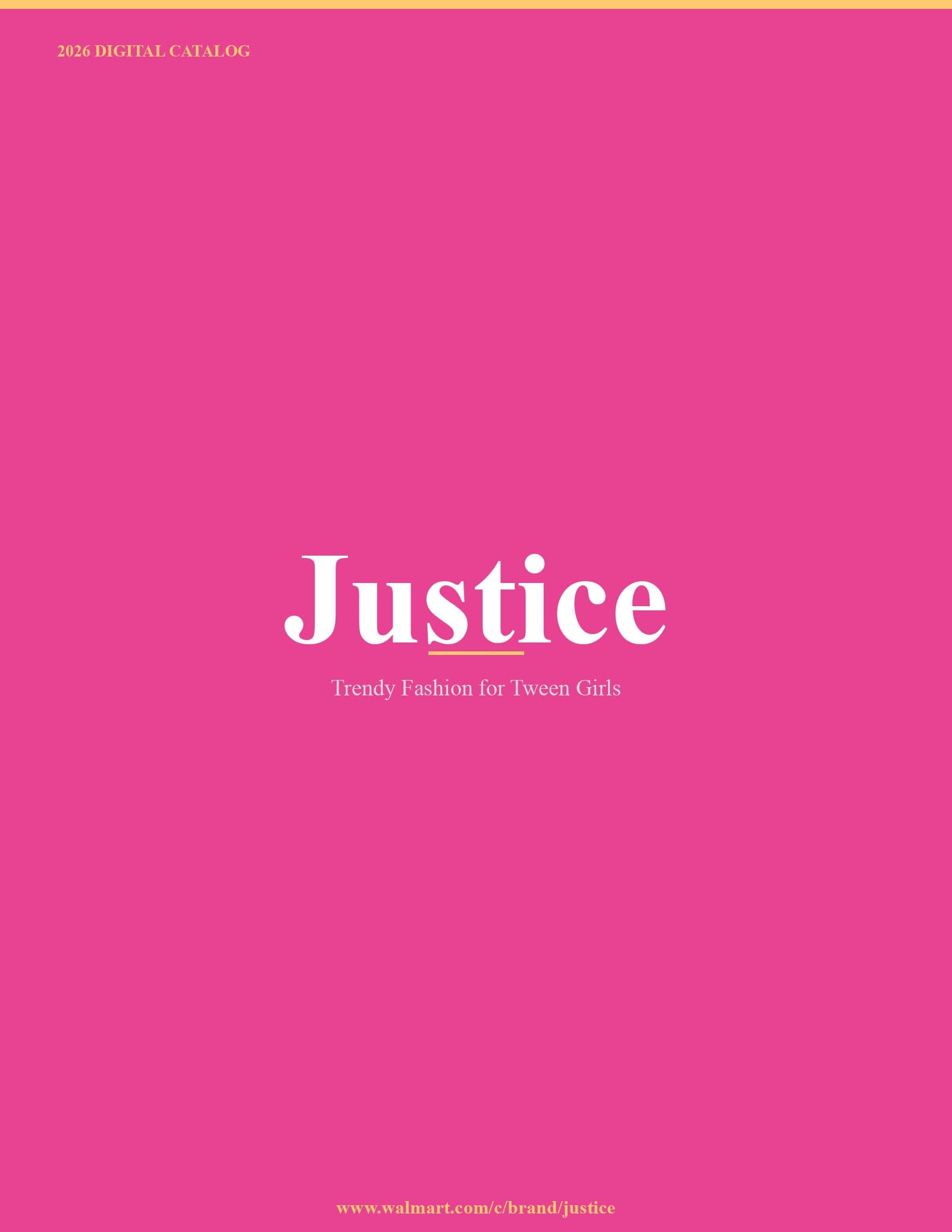 Justice 2026 Catalog
